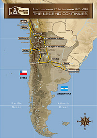 dakar map